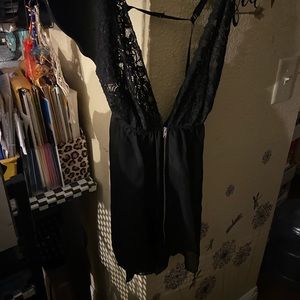 Very sexy black lace top